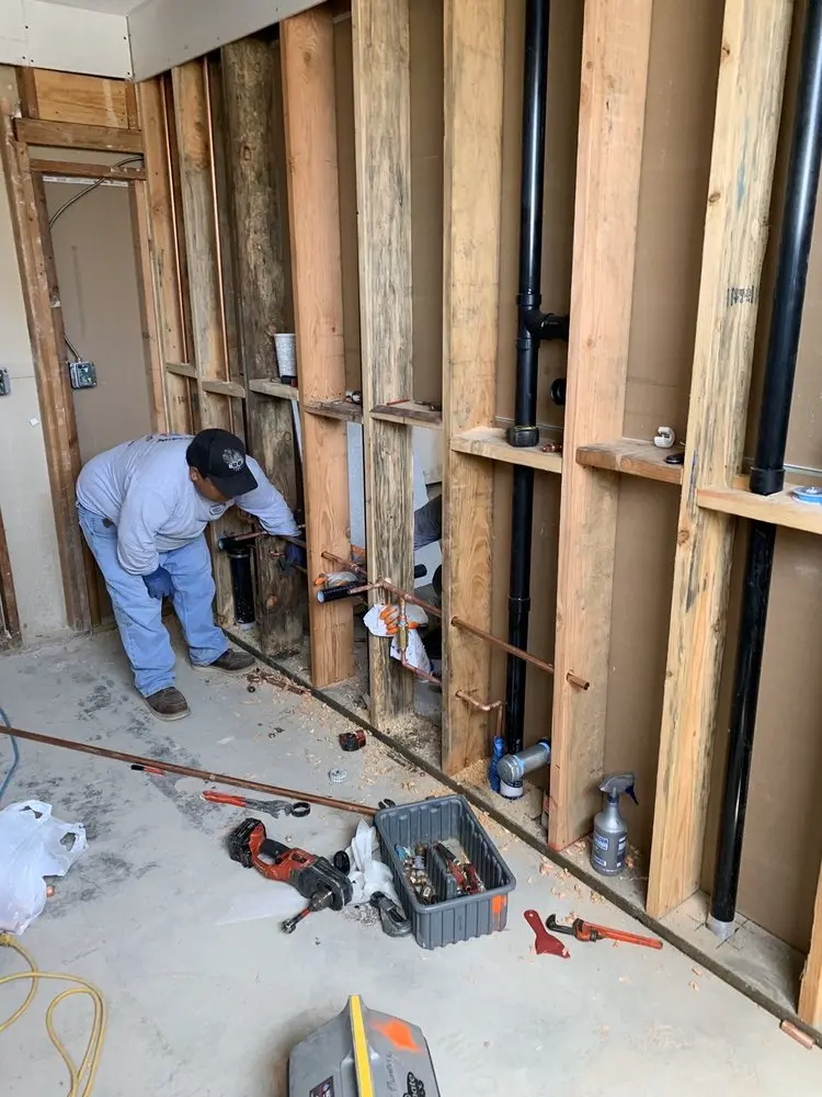 Commercial rough-in plumbing for Gas Line Repair in Marquette's Crossing West